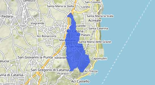 Prezzo degli immobili Aci Catena