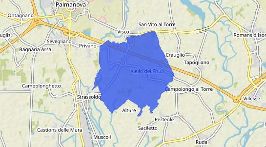 Prezzo degli immobili Aiello Del Friuli