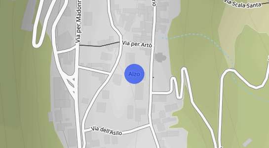 Prezzo degli immobili Alzo