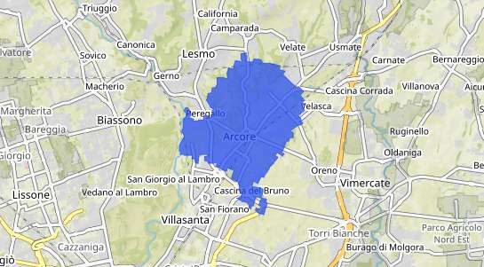 Prezzo degli immobili Arcore