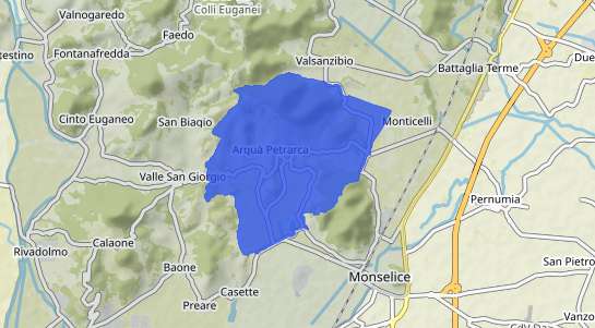 Prezzo degli immobili Arqua  Petrarca