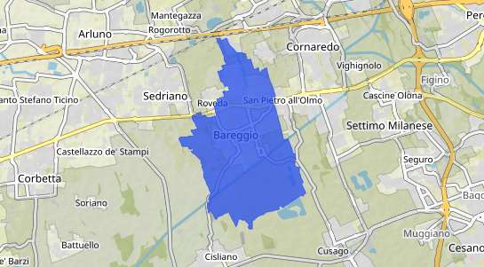 Prezzo degli immobili Bareggio