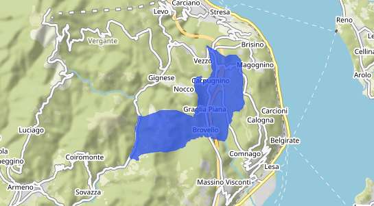 Prezzo degli immobili Brovello Carpugnino