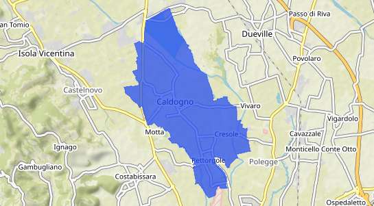 Prezzo degli immobili Caldogno