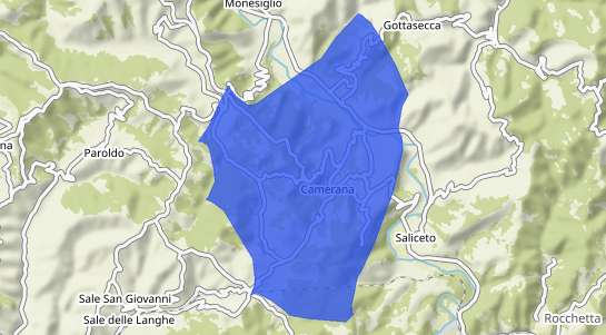 Prezzo degli immobili Camerana