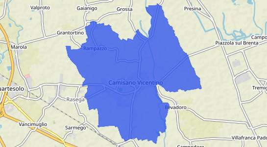 Prezzo degli immobili Camisano Vicentino