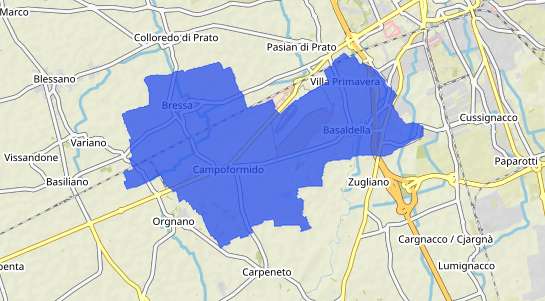 Prezzo degli immobili Campoformido