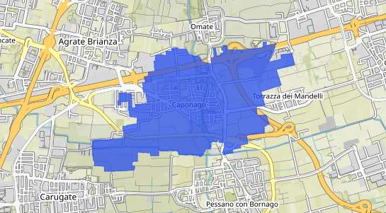 Prezzo degli immobili Caponago
