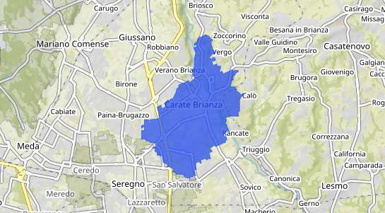 Prezzo degli immobili Carate Brianza