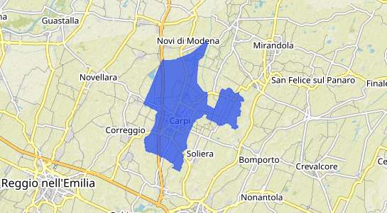 Prezzo degli immobili Carpi