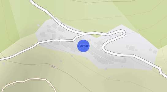 Prezzo degli immobili Cartari