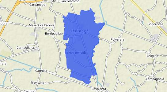 Prezzo degli immobili Casalserugo