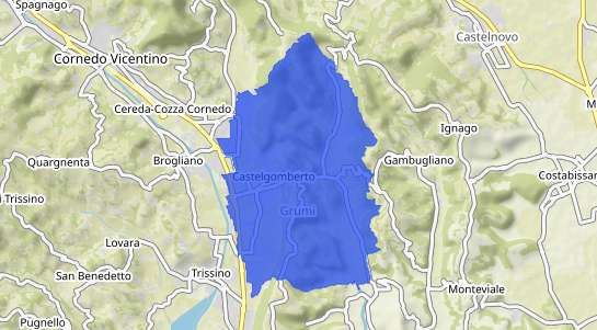 Prezzo degli immobili Castelgomberto