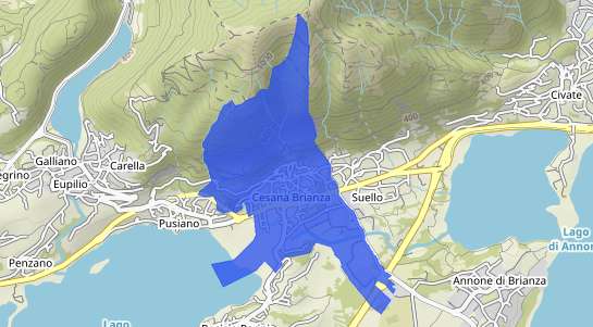 Prezzo degli immobili Cesana Brianza