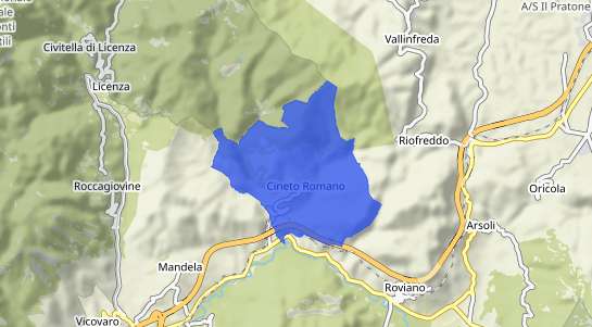 Prezzo degli immobili Cineto Romano