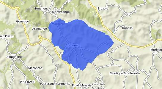 Prezzo degli immobili Cocconato