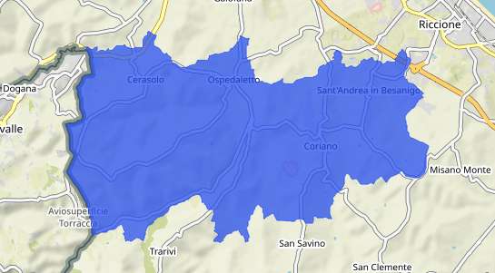 Prezzo degli immobili Coriano