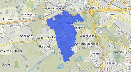 Prezzo degli immobili Cornaredo