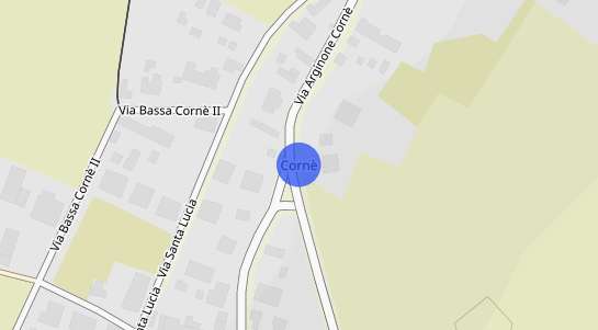 Prezzo degli immobili Corne