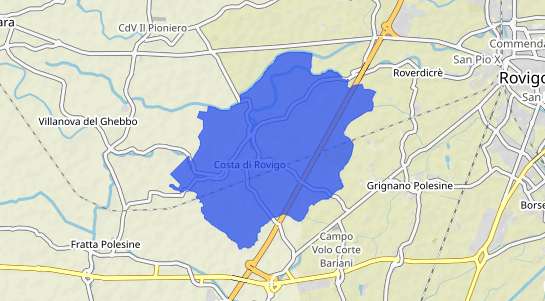 Prezzi immobili Costa Di Rovigo, Valori OMI al metro quadro 2025