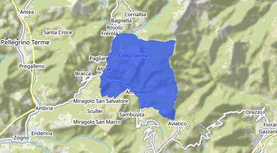 Prezzo degli immobili Costa Serina