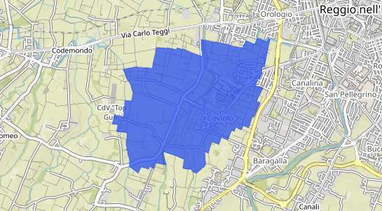 Prezzo degli immobili Coviolo