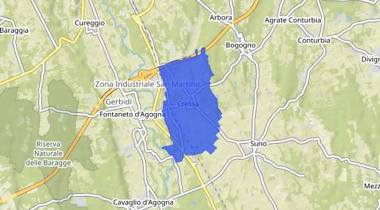 Prezzo degli immobili Cressa