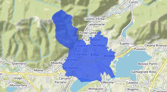Prezzo degli immobili Erba