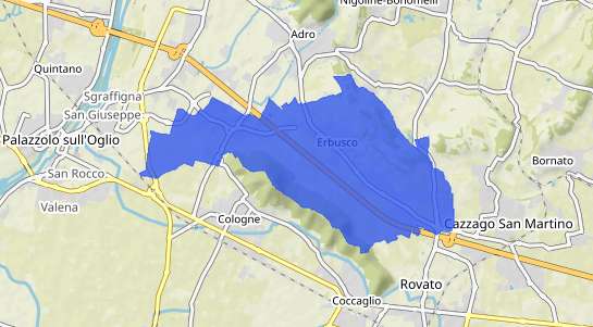 Prezzo degli immobili Erbusco