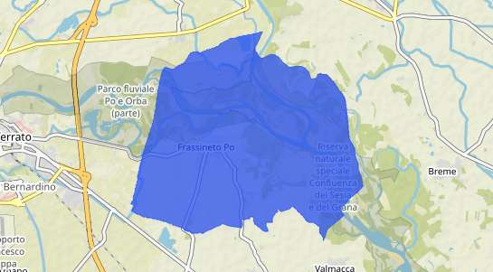 Prezzo degli immobili Frassineto Po