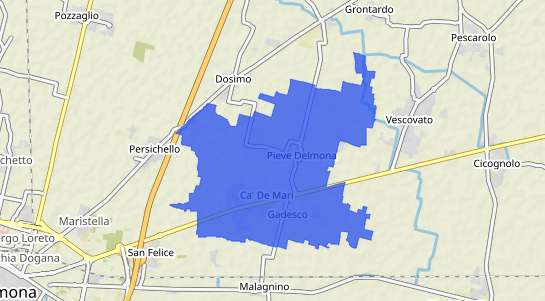 Prezzo degli immobili Gadesco Pieve Delmona
