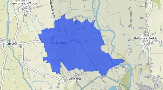 Prezzo degli immobili Galgagnano