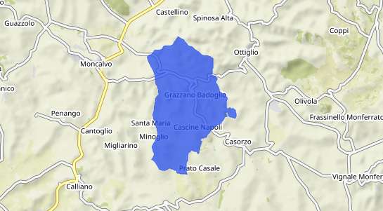 Prezzo degli immobili Grazzano Badoglio