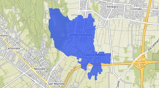 Prezzo degli immobili Limido Comasco