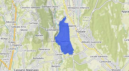 Prezzo degli immobili Lonate Ceppino