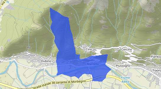 Prezzo degli immobili Mantello