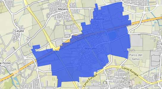 Prezzo degli immobili Marcallo Con Casone