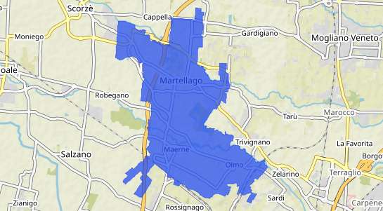 Prezzo degli immobili Martellago