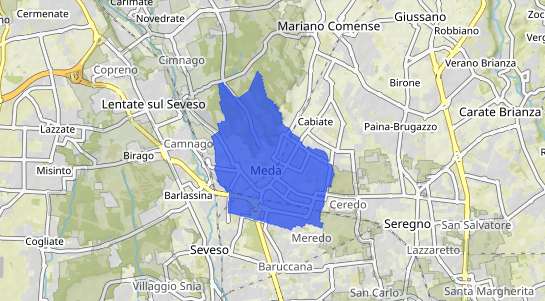 Prezzo degli immobili Meda