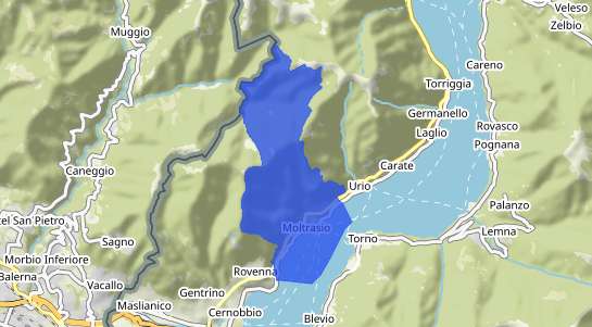Prezzo degli immobili Moltrasio