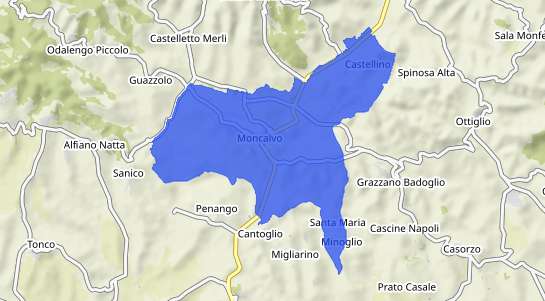 Prezzo degli immobili Moncalvo