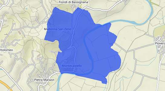 Prezzo degli immobili Montecastello