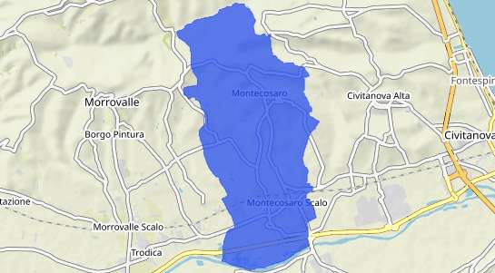 Prezzo degli immobili Montecosaro