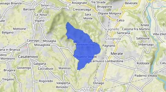 Prezzo degli immobili Montevecchia