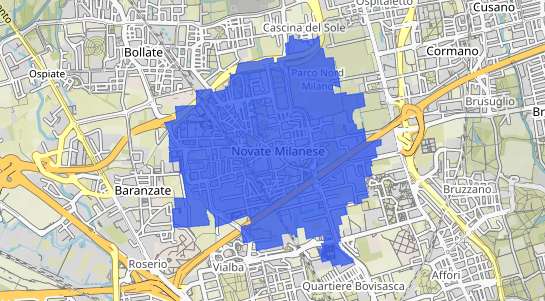 Prezzo degli immobili Novate Milanese