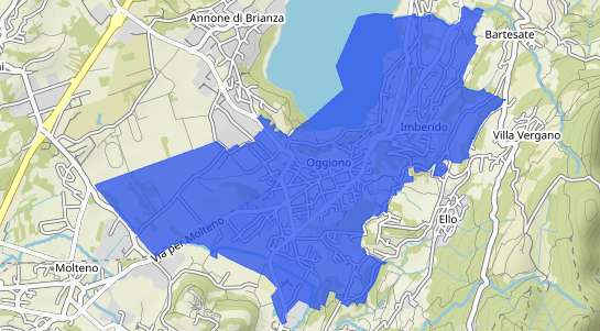 Prezzo degli immobili Oggiono