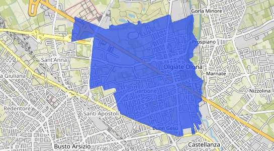 Prezzo degli immobili Olgiate Olona