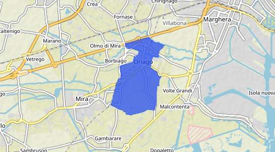 Prezzo degli immobili Oriago