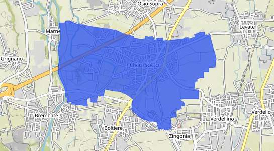 Prezzo degli immobili Osio Sotto