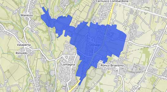 Prezzo degli immobili Osnago